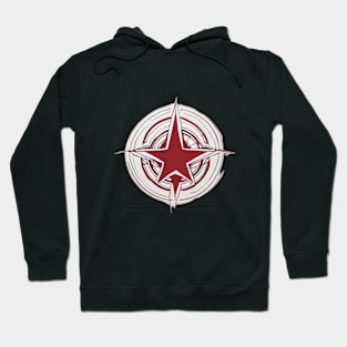 Red Star Emblem Graphic Tee Design No. 508 Hoodie